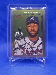2023 Topps Chrome Platinum Michael Harris II RC #450 Atlanta Braves - Picture 1 of 2