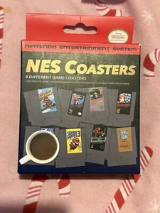 Nintendo NES 8 Cartridge style Coasters. Official Licenced product. New. Boxed. - Picture 1 of 5
