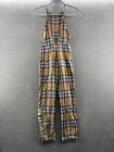 urban outfitters womens plaid jumpsuit overalls size 0