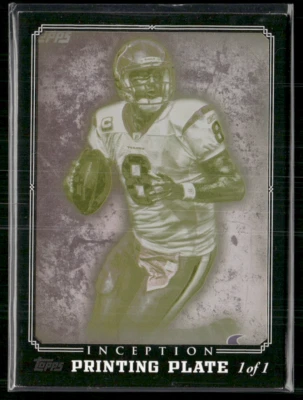 Matt Schaub 2012 Topps Inception Printing Plate 1/1 - Image 1 of 2