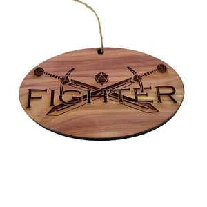 Fighter - Cedar Ornament - Picture 1 of 4