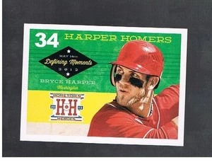 BRYCE HARPER #DM16 NATIONALS Defining Moments 2013 panini Hometown Heroes - Bild 1 von 1
