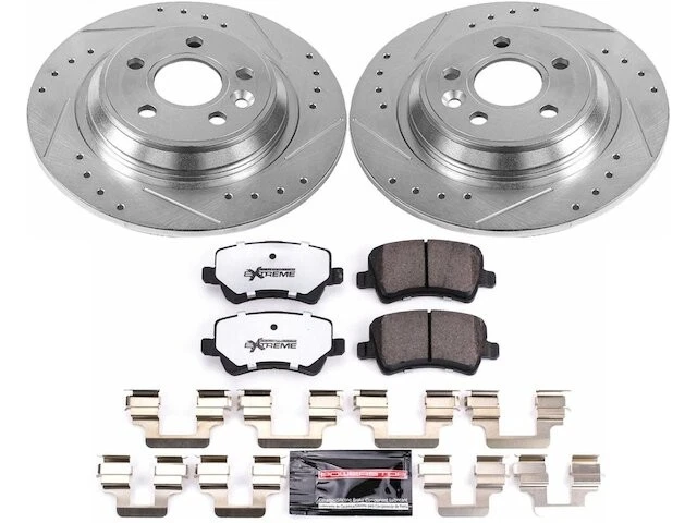 Rear Brake Pad and Rotor Kit For Volvo S60 S80 V60 XC70 Cross Country V70 DR65D9 - Imagem 1 de 1