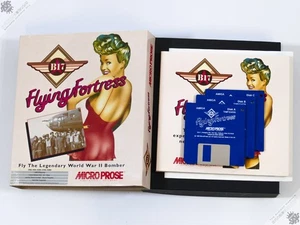 COMMODORE AMIGA B17 FLYING FORTRESS BIG BOX 3.5" COMPUTER GAME 1992 MICROPROSE - Picture 1 of 1