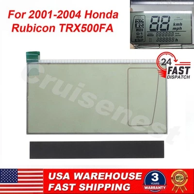 Faixa de vidro de substituição display LCD Honda Foreman Rubicon TRX500FA para 2001-2004 - Imagem 1 de 4