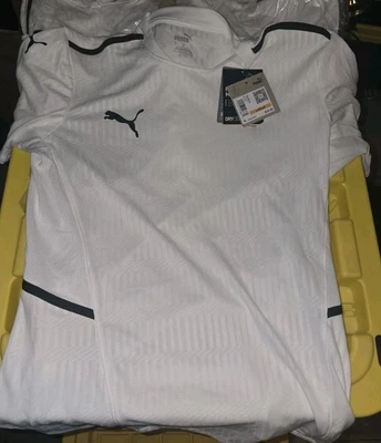 彪马 DryCell 球队足球球衣女式 S & L 彪马白色短袖 4 件装  — 第 1/4 张图片