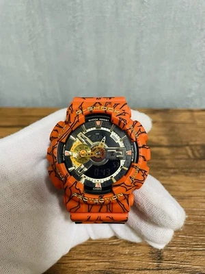 Reloj CASIO G-SHOCK x Dragon Ball Z GA-110JDB Naranja Son Goku Edición Limitada Foto 1 de 4