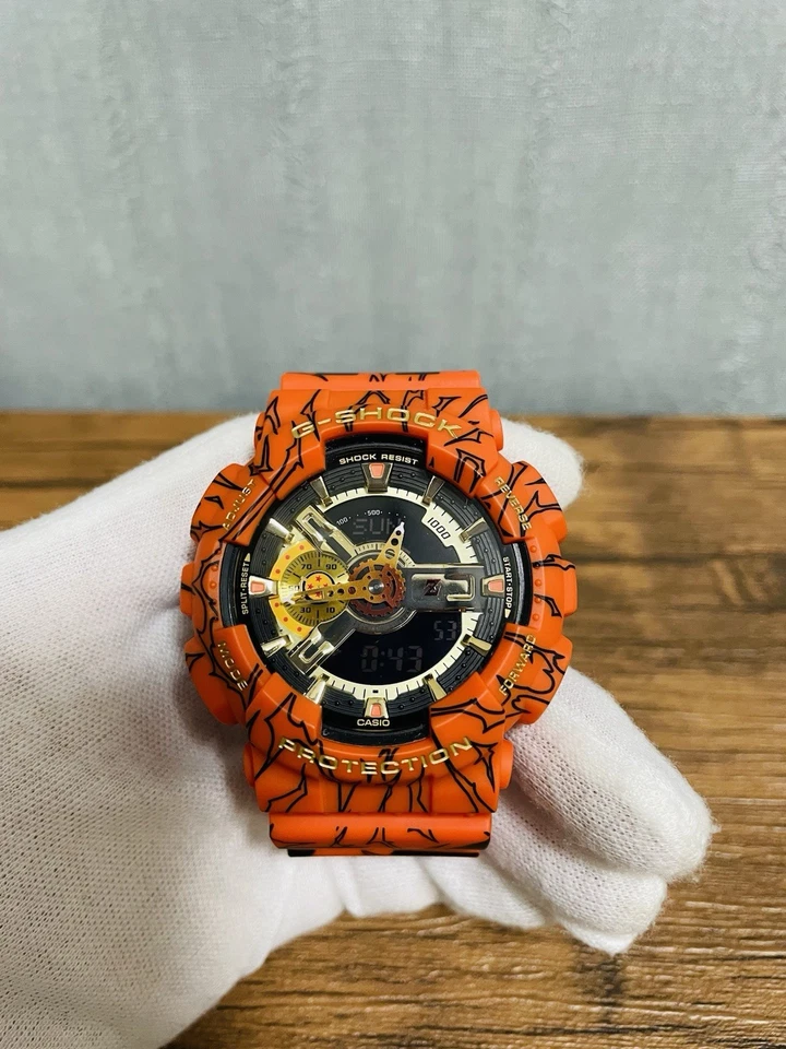 CASIO G-SHOCK x Dragon Ball Z GA-110JDB Orange Son Goku Limited Edition Watch - Image 1 of 4