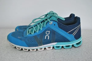 Blaues Textil Obermaterial Schnürschuhe Damen Mode Sneaker Gr. 5,5 (38,5) On Cloud Swift - Bild 1 von 8