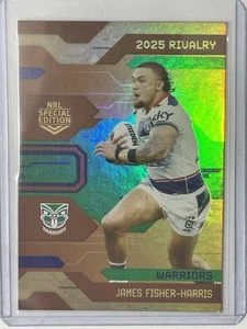 2025 NRL Rivalry Bronze James Fisher-Harris New Zealand Warriors - Picture 1 of 1