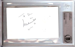 Muhammad Ali Signed Autographed Index Card "To Dean" 1992 BAS Encased 3499 - Picture 1 of 1