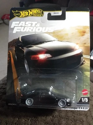 Honda Civic 1993 cupé EX EJ1 #1/5 Heist Car Hot Wheels Premium Fast & Furious Foto 1 de 4