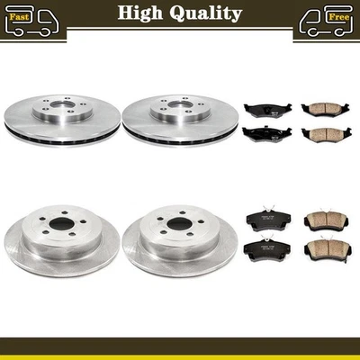 Juego de 6 pastillas de freno rotores de disco para Chrysler PT Cruiser 2,4 L_ Foto 1 de 4