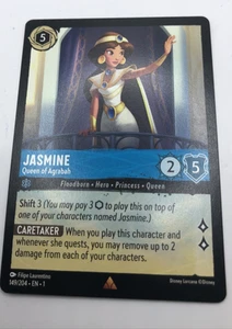 2023 DISNEY LORCANA THE FIRST CHAPTER JASMINE 149/204 RARE (NON-FOIL) - Picture 1 of 2