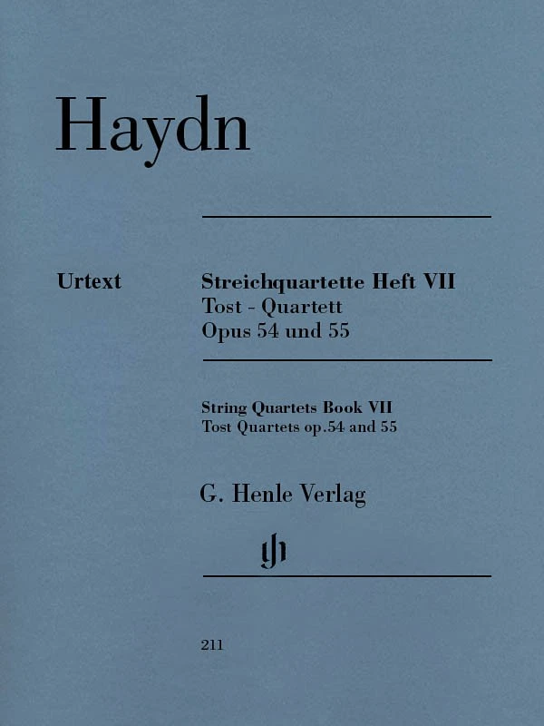 Haydn String Quartets Vol VII Op 54 55 Henle Urtext Violin Sheet Music Book - Image 1 of 1