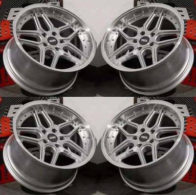 19 Inch ESR CS15 Silver With Machined Lip Wheels 19x9.5 +22 5x114.3 Rims Set 4 - Изображение 1 из 4
