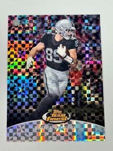 2024 Topps Finest - Brock Bowers - Team Finest Checkerboard Refractor (RC) - Picture 1 of 2