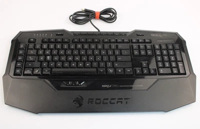 Roccat Isku FX Multicolor Backlit Illuminated Gaming Keyboard ROC-12-901 BLK - Image 1 of 4