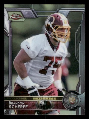 2015 Topps Chrome Mini #117 Brandon Scherff RC - Image 1 of 2