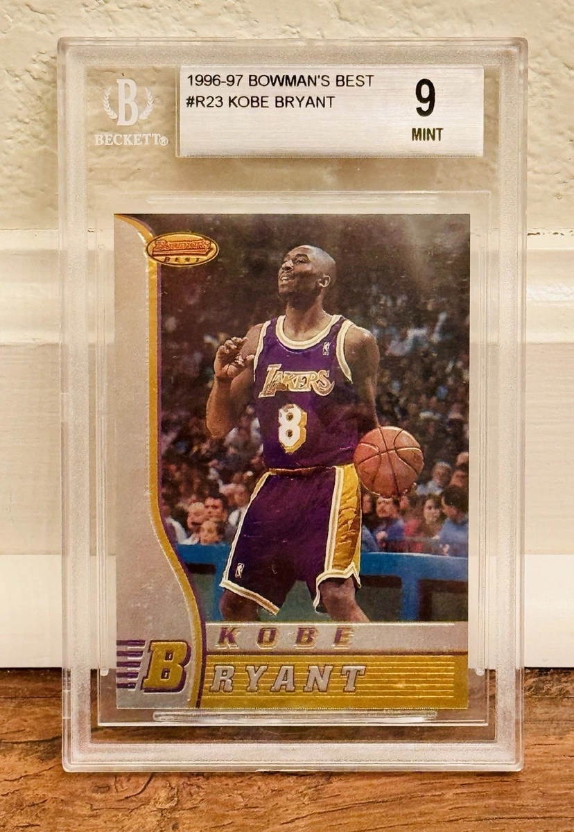 Bowman Kobe Bryant 9.5 Graded Rookie Basketball Trading Cards