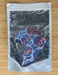 Swag Golf Patriotic Concentric Skulls Blade Cover *NEW* DISCONTINUED club putter - Picture 1 of 5
