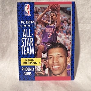 1991 Fleer Basketball Kevin Johnson All-Star Team #210 NBA Phoenix Suns - Bild 1 von 2