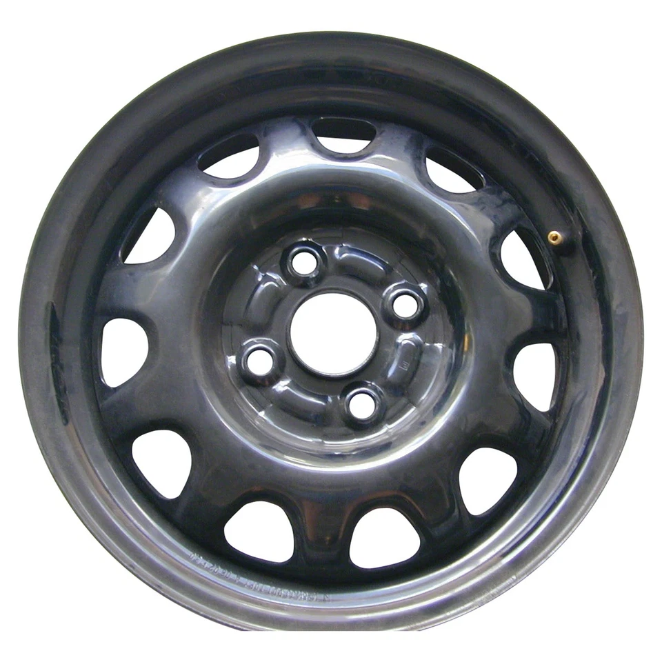 72657 Reconditioned Factory OEM Steel wheel 14 X 5.5 Black Full Painted - Image 1 of 1
