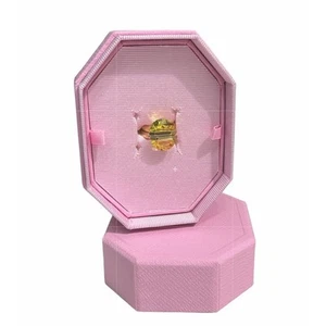 Swarovski Lucent ring Magnetic closure, Yellow, Gold-tone plated size 58/8 - Picture 1 of 4