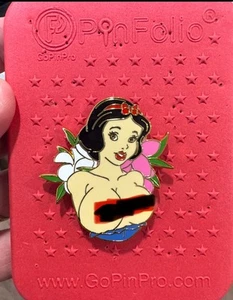 Disney Snow White Fantasy Pin Blossoming With Pink Flowers LE 50 - Bild 1 von 8
