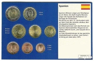 Hiszpania szt./nieobiegowy zestaw monet obiegowych mieszane roczniki 1999-2002 EURO-Ers - Zdjęcie 1 z 1
