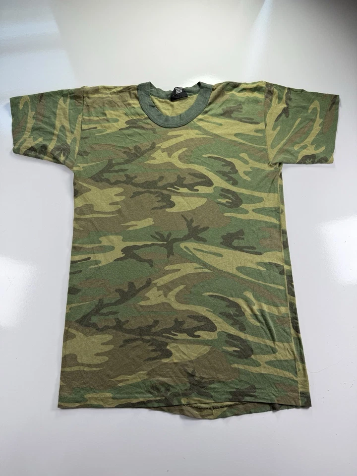 Camiseta Fox Outdoor Camuflada Para Hombres Manga Media Larga Verde Bosque Estilo Vintage Camiseta Foto 1 de 3