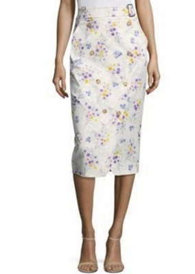 Falda de algodón con estampado floral de ginseng MAX MARA en talla múltiple 2 Foto 1 de 4