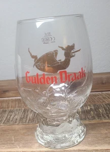 Vaso de cerveza belga nucleado Gulden Draak huevo grande 50 cl - Imagen 1 de 12