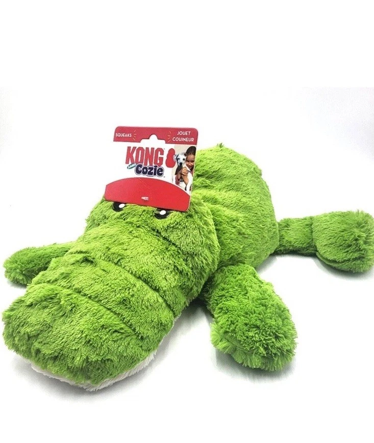 Kong Floppy Knots Kroc Cuerda Chirriante Pequeña/Mediana Tirador y Agitador Juguete para Perro 9x6" Foto 1 de 1