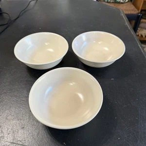 Pfaltzgraff Tea Rose 6" Soup/Cereal Bowls Set Of 3 Solid - Picture 1 of 6