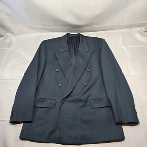 Bachrach Zweireiher Grün Blazer Sport Mantel 40r Vintage - Bild 1 von 12