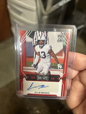 2022 Leaf Draft - Autographs Ellis Brooks #BA-EB1 Red (AU, RC) - Image 1 of 2