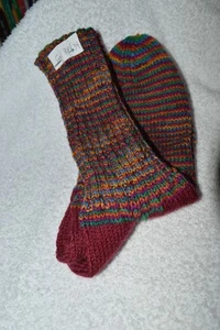 "Nie mehr kalteFüße" Handgestrickte Socken, Gr.38/39 - Bild 1 von 5
