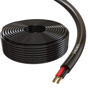 50m Speaker cables Round 2x 1,5mm² Professional PA HiFi speaker cable Audio roun - Picture 1 of 5