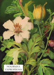 Vintage Botanical - Original ACEO Art Card Miniature Painting Print 2.5" x 3.5" - Picture 1 of 3