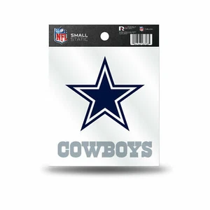 DALLAS COWBOYS LOGO REUSABLE STATIC CLING DECAL NEW & OFFICIALLY LICENSED - Picture 1 of 1