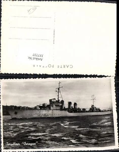 337737,Foto Ak Schiff Kriegsschiff Marine Torpilleur Ouragan  - Picture 1 of 1