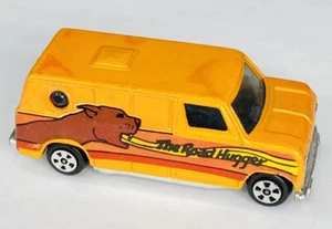 Vintage 1:64 Unbranded 1981 The Road Hugger Orange Bedford Van Hong Kong - Picture 1 of 5