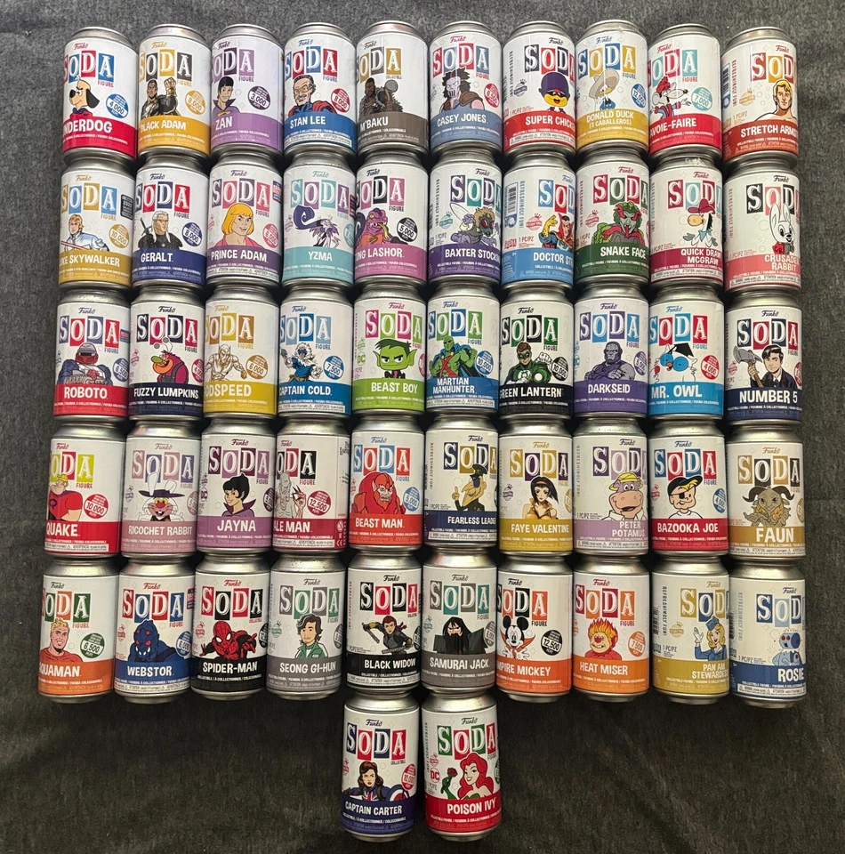 Funko Soda - Disney, Star Wars, DC, Marvel, MOTU, NBC, etc. Los precios varían Foto 1 de 1