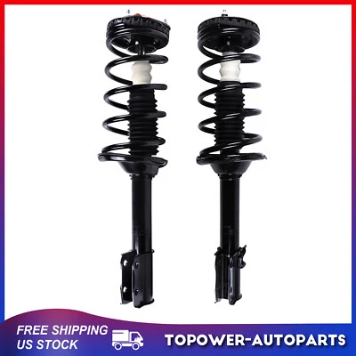 2x Rear Complete Shocks Struts Coil Springs Assembly For 1998-02 Subaru Forester - Image 1 of 4