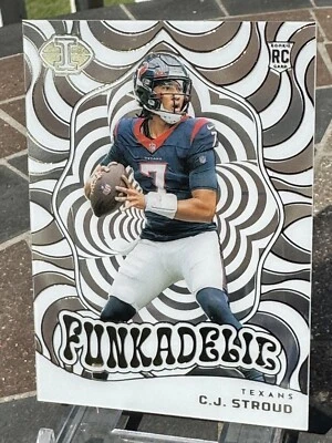C.J. Stroud Funkadelic RC 2023 Panini Illusions #14 Rookie CJ Texans - Image 1 of 2