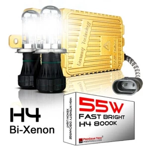 Heavy Duty 55W H4 9003 8000K HiLo Bi-Xenon AC HID Conversion Kit Headlight - Bild 1 von 13