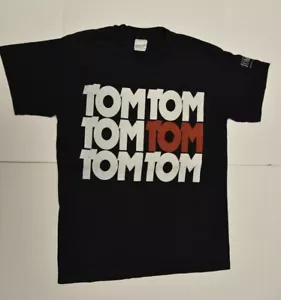 T-shirt Tom Jones uomo nera Spell Out "Tom" taglia L vintage - Foto 1 di 7