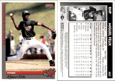 Miguel Felix 2000 Choice Winston-Salem Warthogs #07 Card *AutographDen*