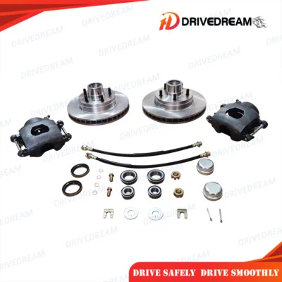 For 1960-70 Chevy C10 Front Truck Disc Brake Conversion Wheel Component Kit 5Lug - Image 1 of 4